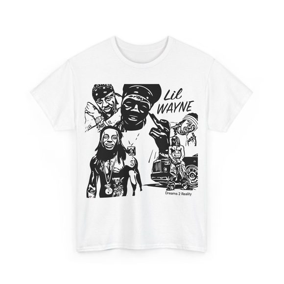 Vintage Lil Wayne Men’s Size Large Gildan Rap T Shirt Y2K Hip Hop Shirt NWT - Picture 1 of 5